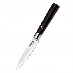 Кухонный нож овощной Boker Damast Black Schälmesser 130410DAM