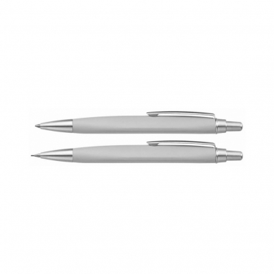 Набор Шариковая ручка + Механический карандаш HAUSER H2004SET-grey 