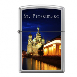 Зажигалка храм Спаса-на-Крови ZIPPO 250 ST PETERSBURG CHURCH