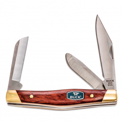 Складной нож Buck Stockman Rosewood Dymondwood 0301RWS 