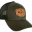 Бейсболка Buck OD Green Leather Patch Cap Buck 89139 - Бейсболка Buck OD Green Leather Patch Cap Buck 89139