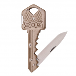 Складной нож-брелок SOG Key Knife Brass KEY102